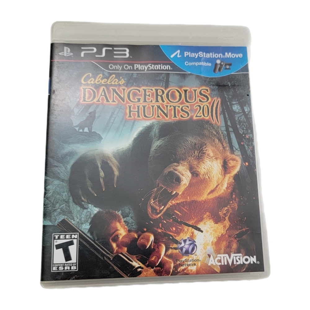 Cabela's Dangerous Hunts 2011 (Sony Playstation 3, 2010) Complete